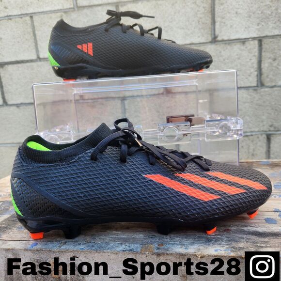 Adidas Soccer Cleats  Black Orange Green X Speedportal.3 Firm G - Picture 1 of 12